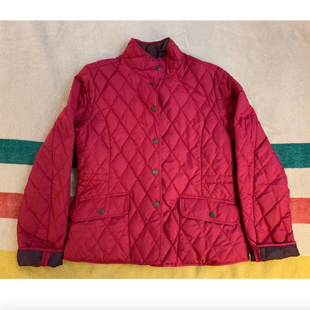 Maroon Eddie Bauer Womens Down Jacket